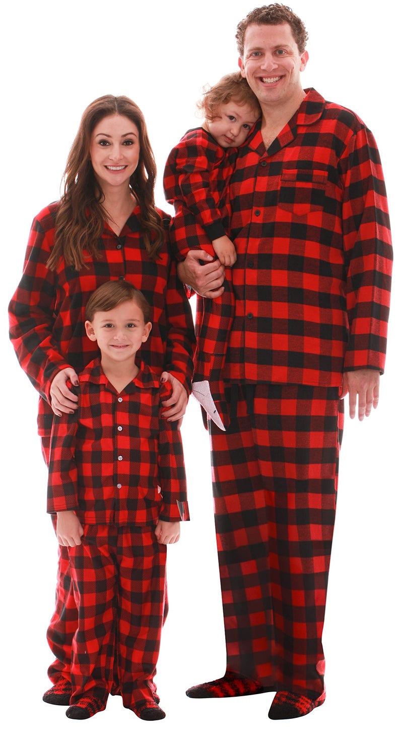 #followme Printed Fleece Family Pajamas - Womens 44826-10195-L - Image 1